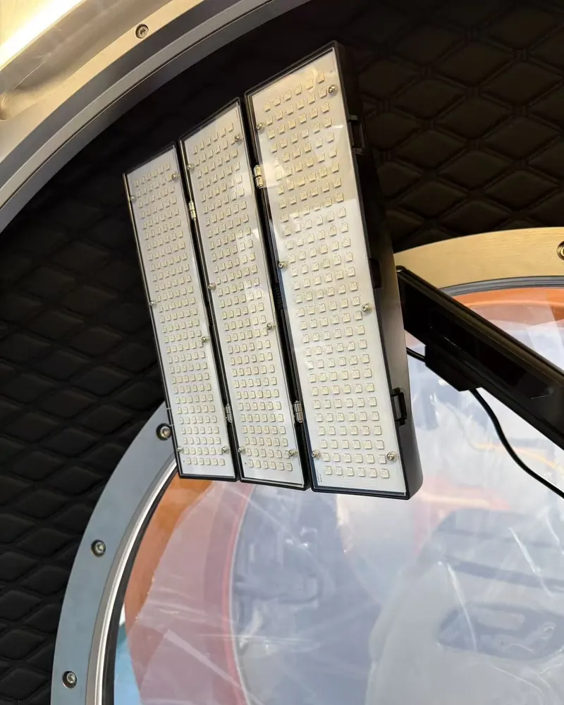 Three-panel infrared light