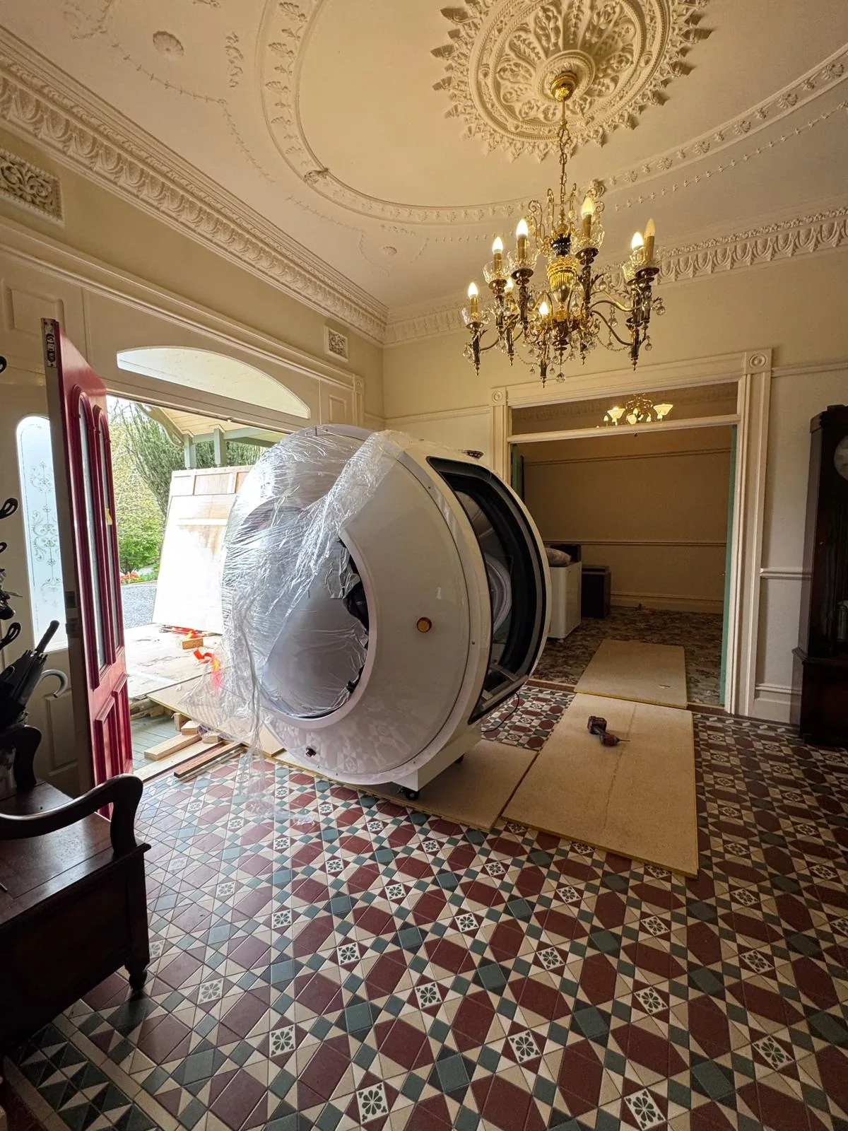 Wrapped LUMEN at the entrance
