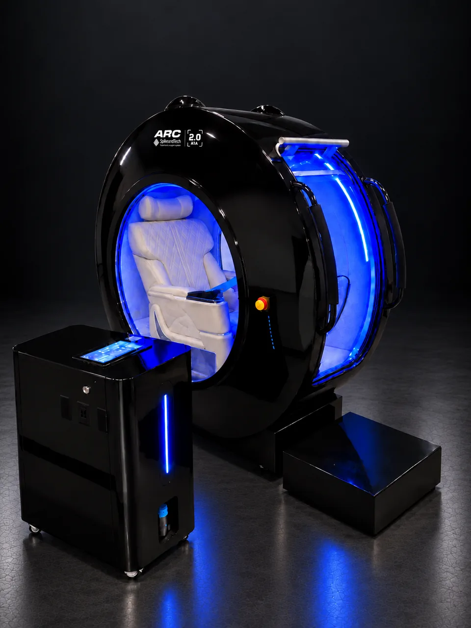 ARC en negro — lateral, con unidad principal