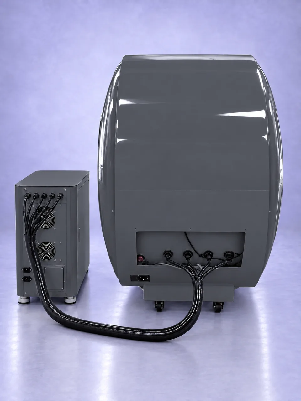 LUMEN in Dark Grey — rear, with main unit