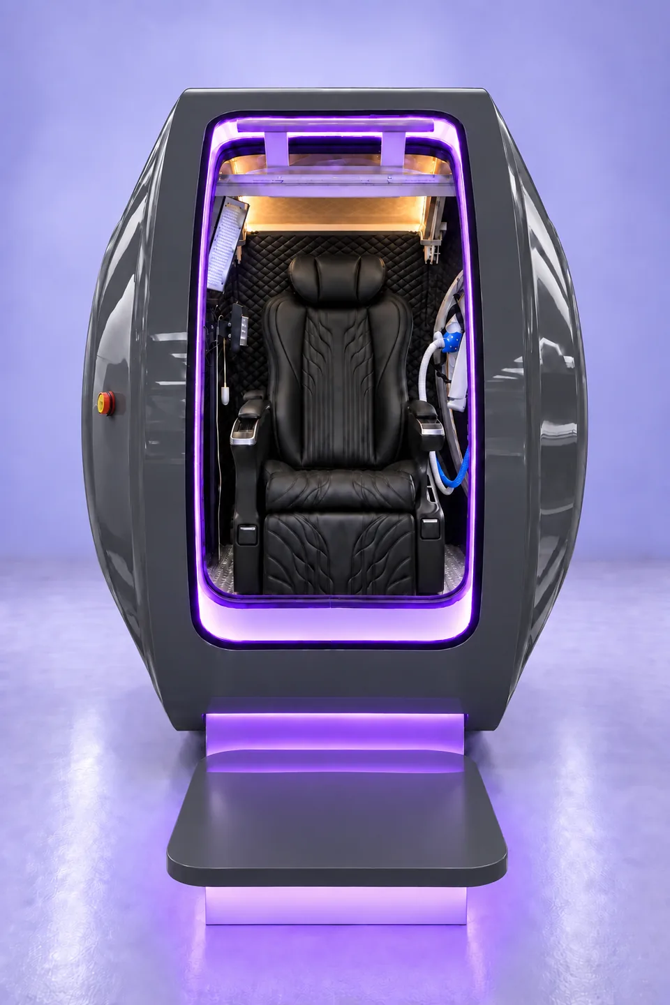 LUMEN in Dark Grey — with illuminated step