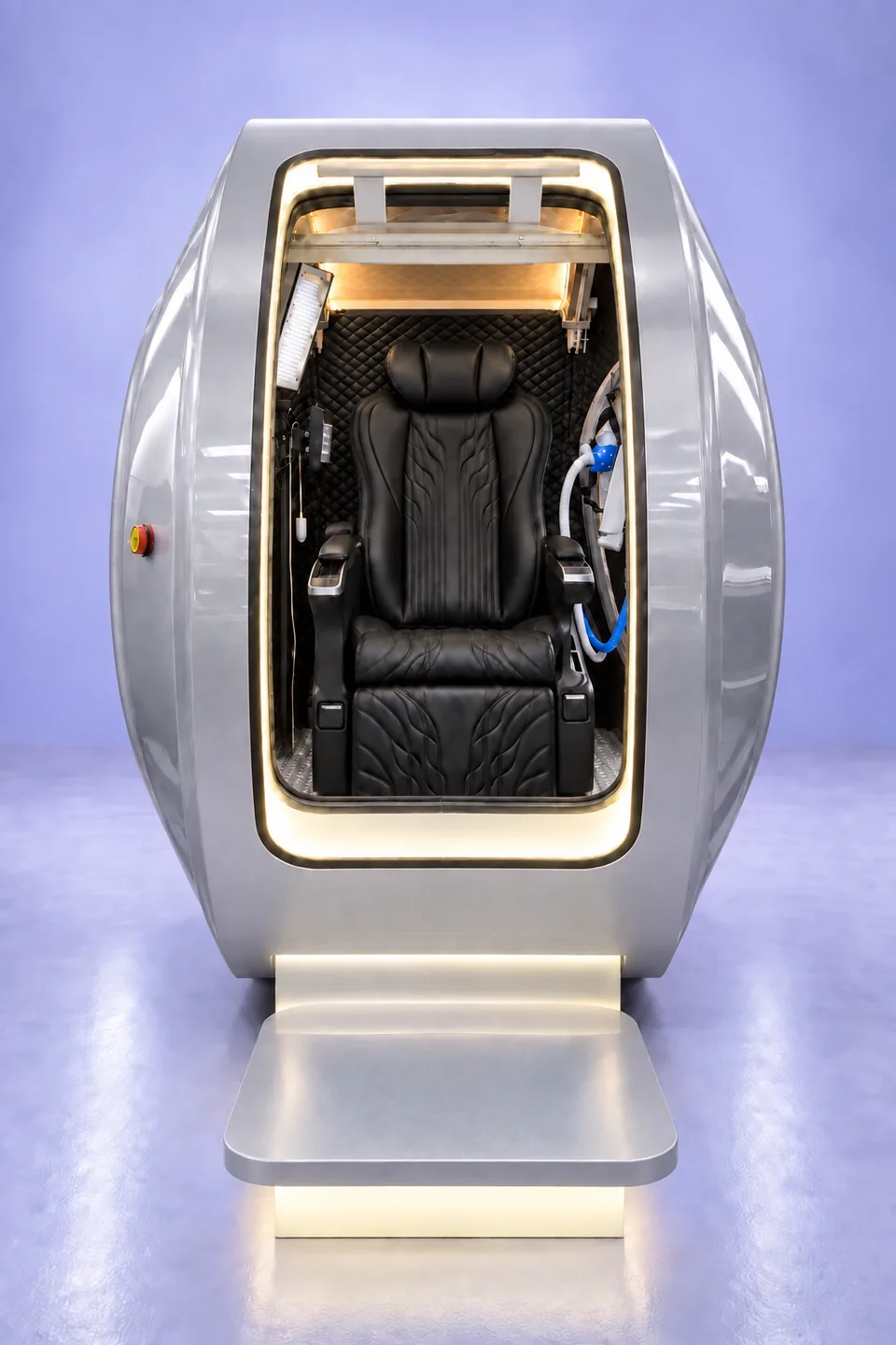 LUMEN in Light Grey — with illuminated step