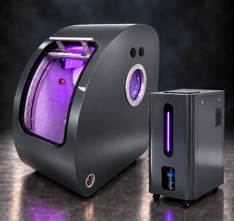 ORION COMPACT en gris oscuro — puerta abierta