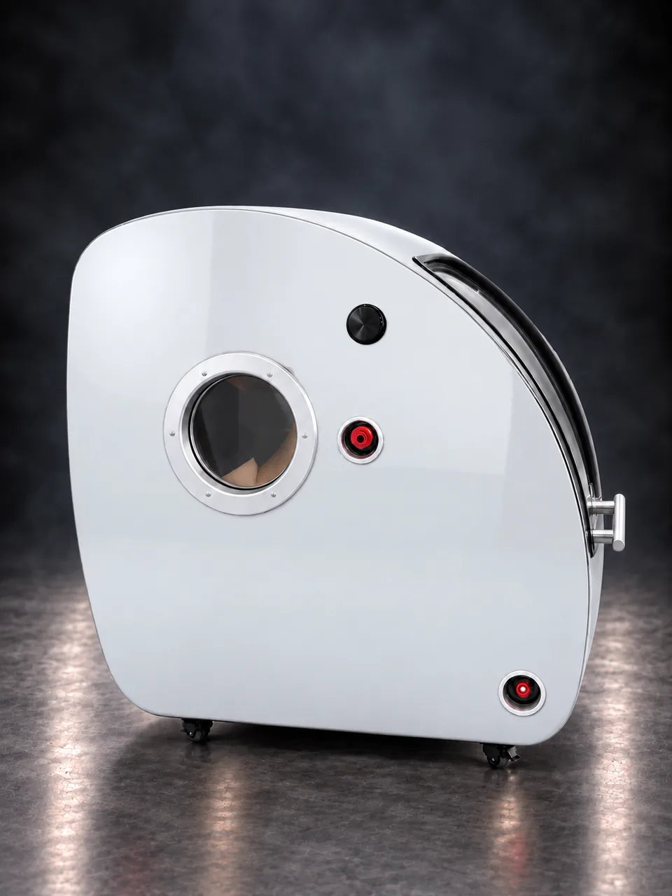 ORION COMPACT en blanco — lateral, puerta cerrada