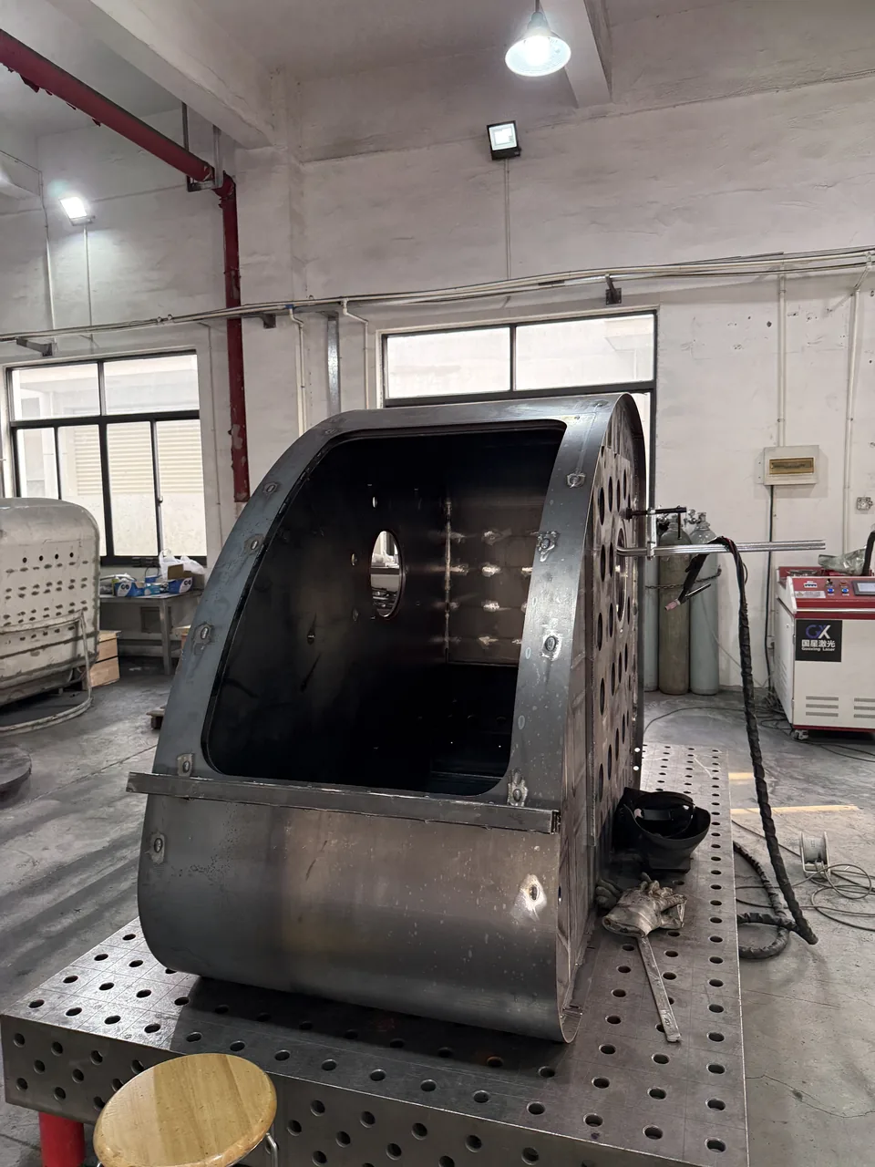 ORION shell on the welding table