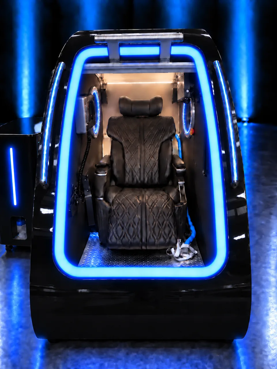ORION in Black — front, door open