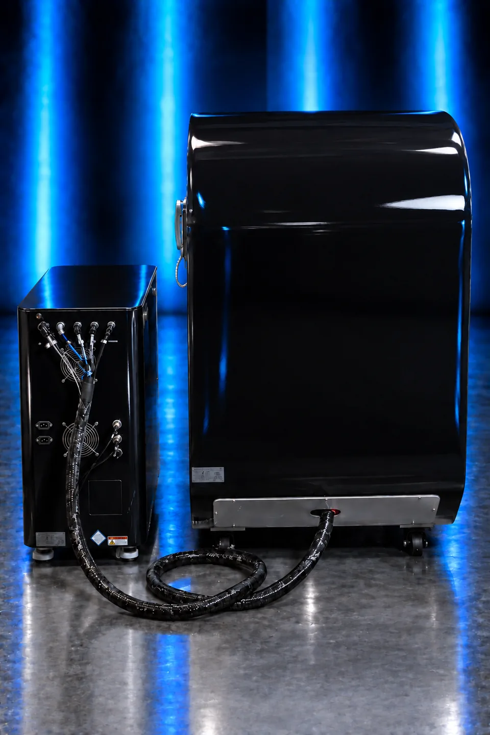 ORION in Black — rear, with main unit