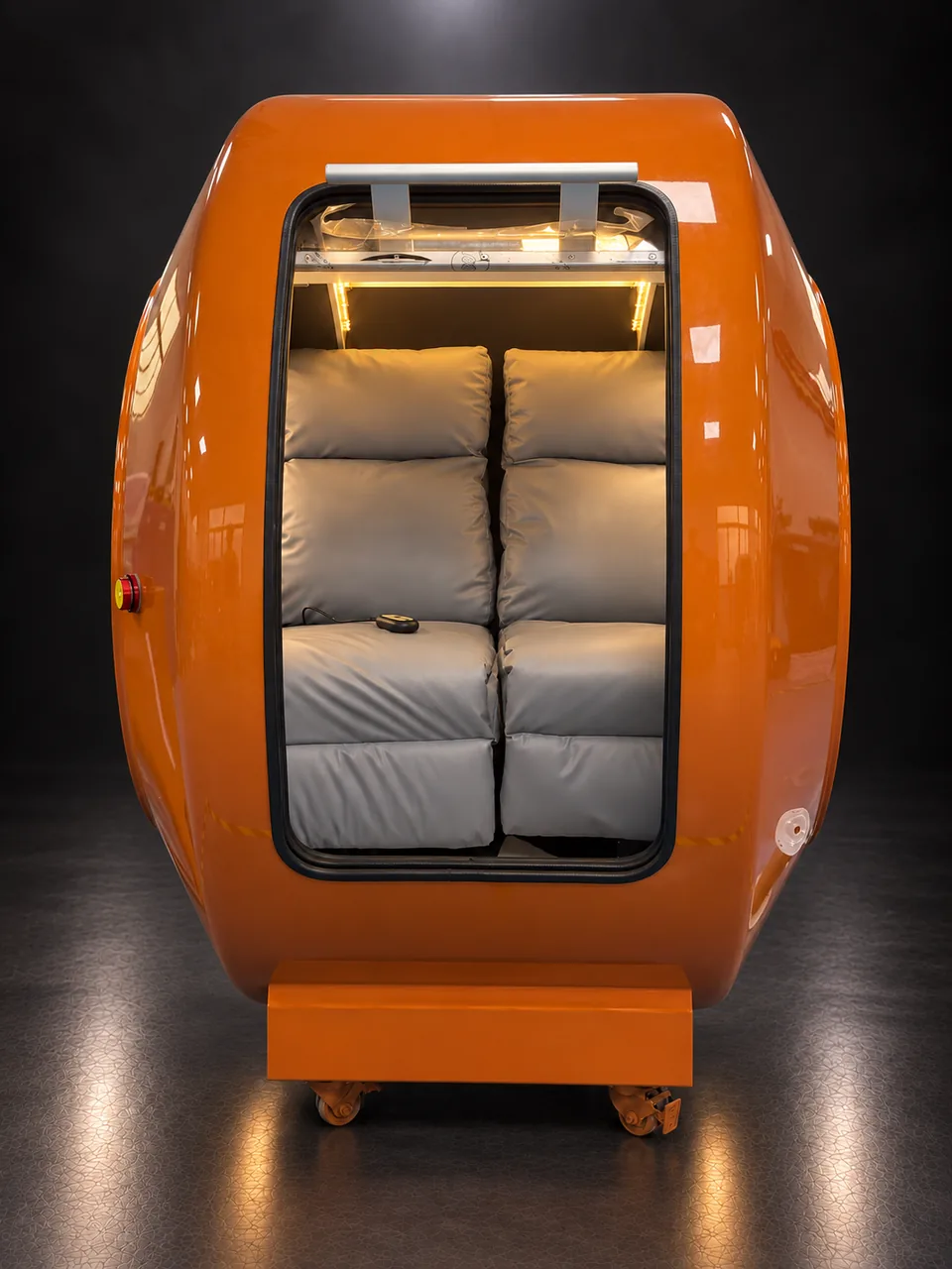 VISTA in Orange — front, door open