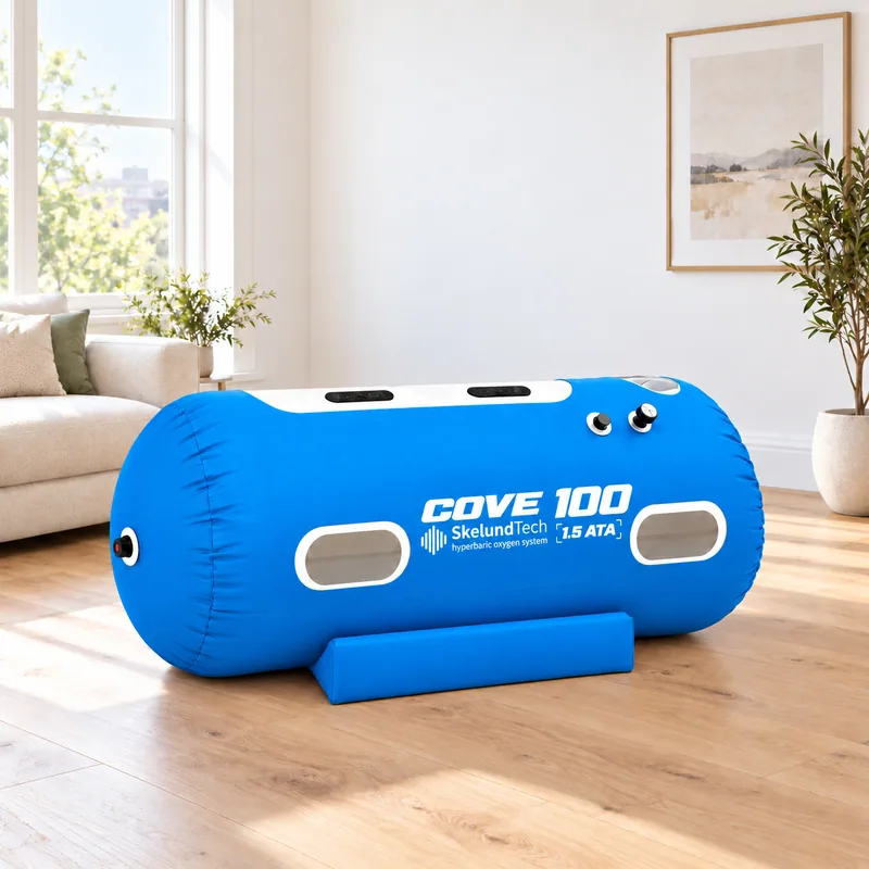 COVE Ø 100, blue cover, in a home room