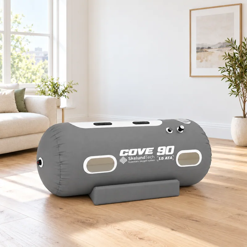 COVE Ø 90, grey cover, in a home room
