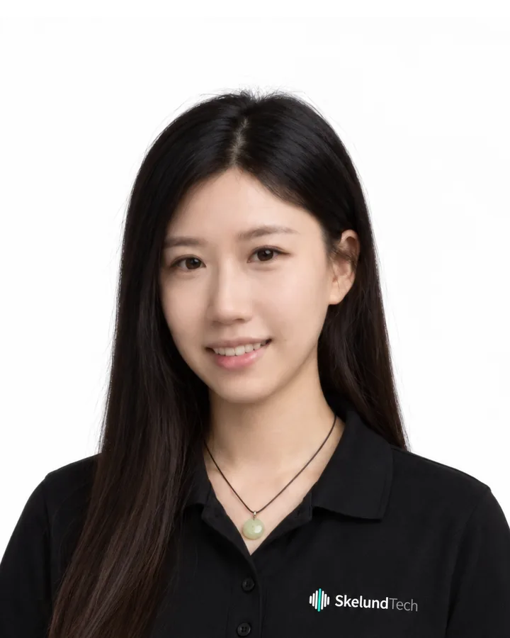 Chloe Qi, Asistente de Preventa, SkelundTech